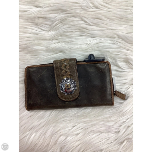Wallet Leather By Myra, Size: Large