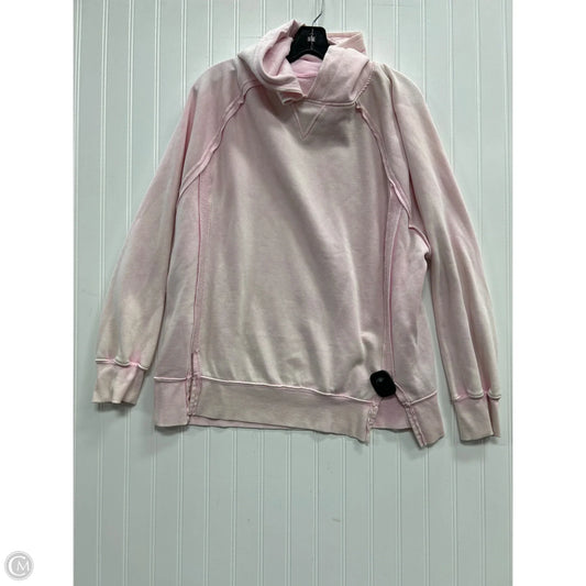 Sweatshirt Hoodie By Danskin In Pink, Size: M