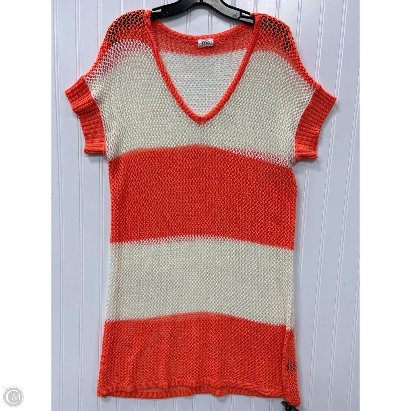 Swimwear Cover-up By Tobi In Cream & Orange