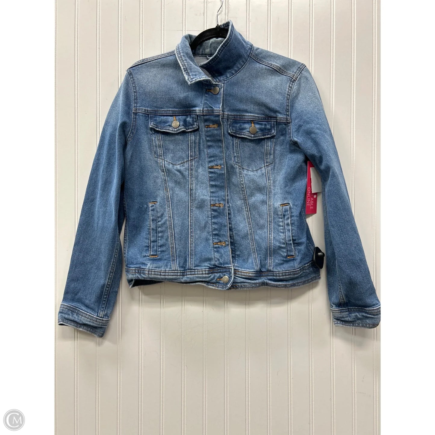 Jacket Denim By Universal Thread In Blue Denim, Size: M