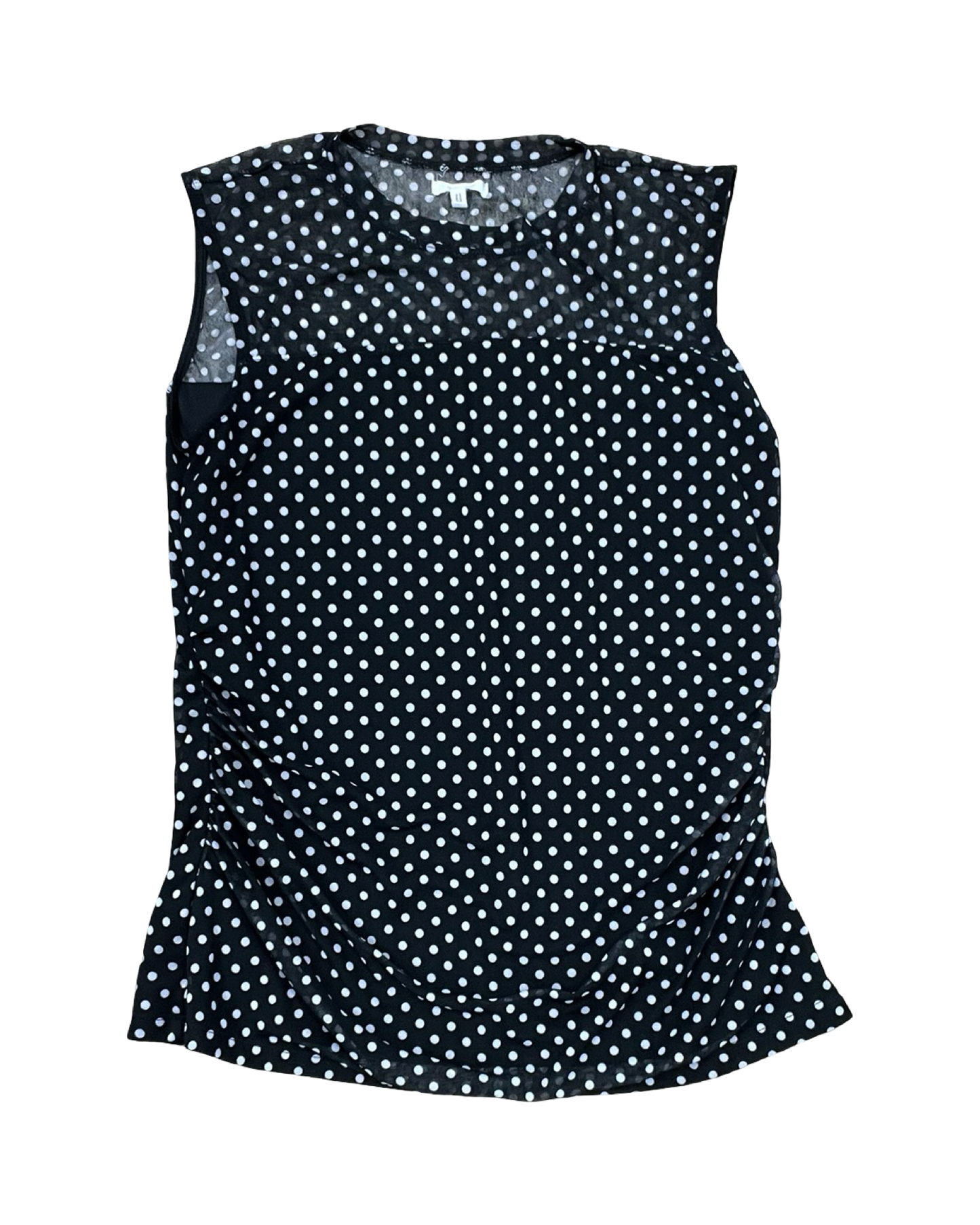 Top Sleeveless By Maurices In Polkadot Pattern, Size:Xl