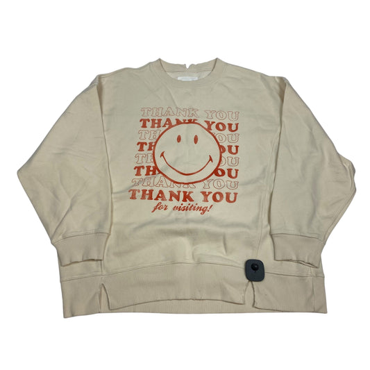 Sweatshirt Crewneck By Aerie In Cream, Size:S