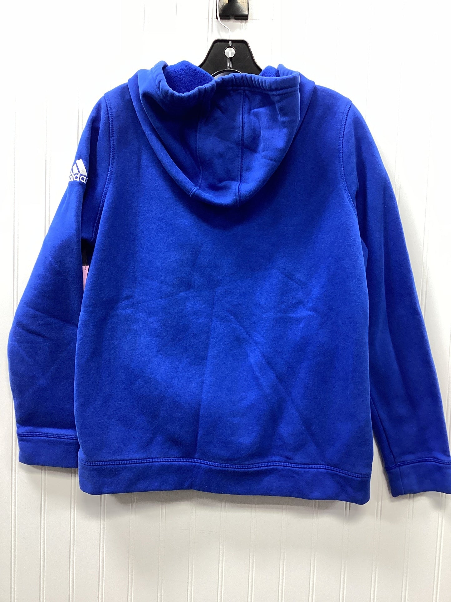 Sweatshirt Hoodie By Adidas In Blue, Size:L