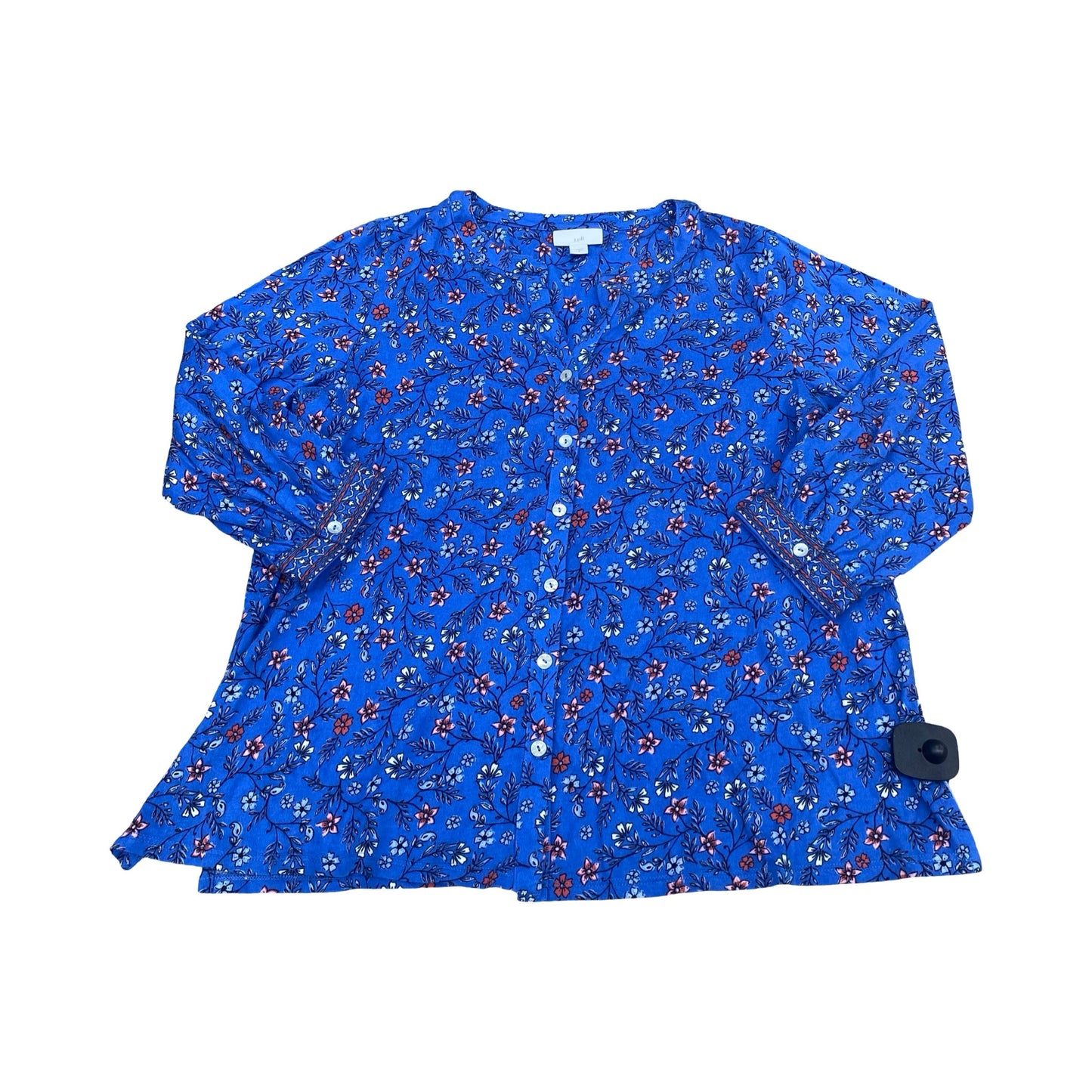 Top Ls By J. Jill In Floral Print, Size:S