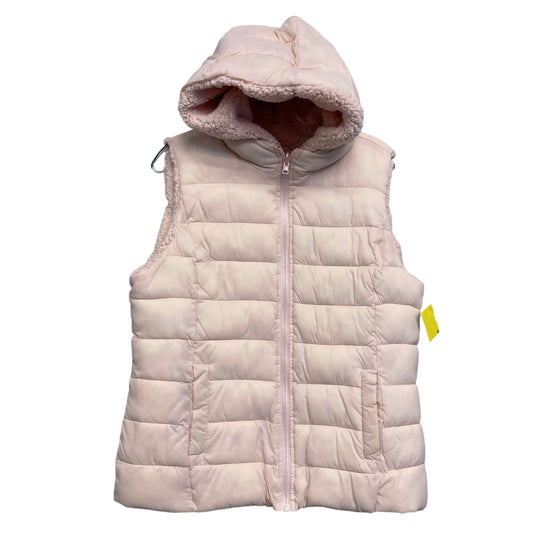 Vest Puffer & Quilted By New York And Co In Pink, Size:L