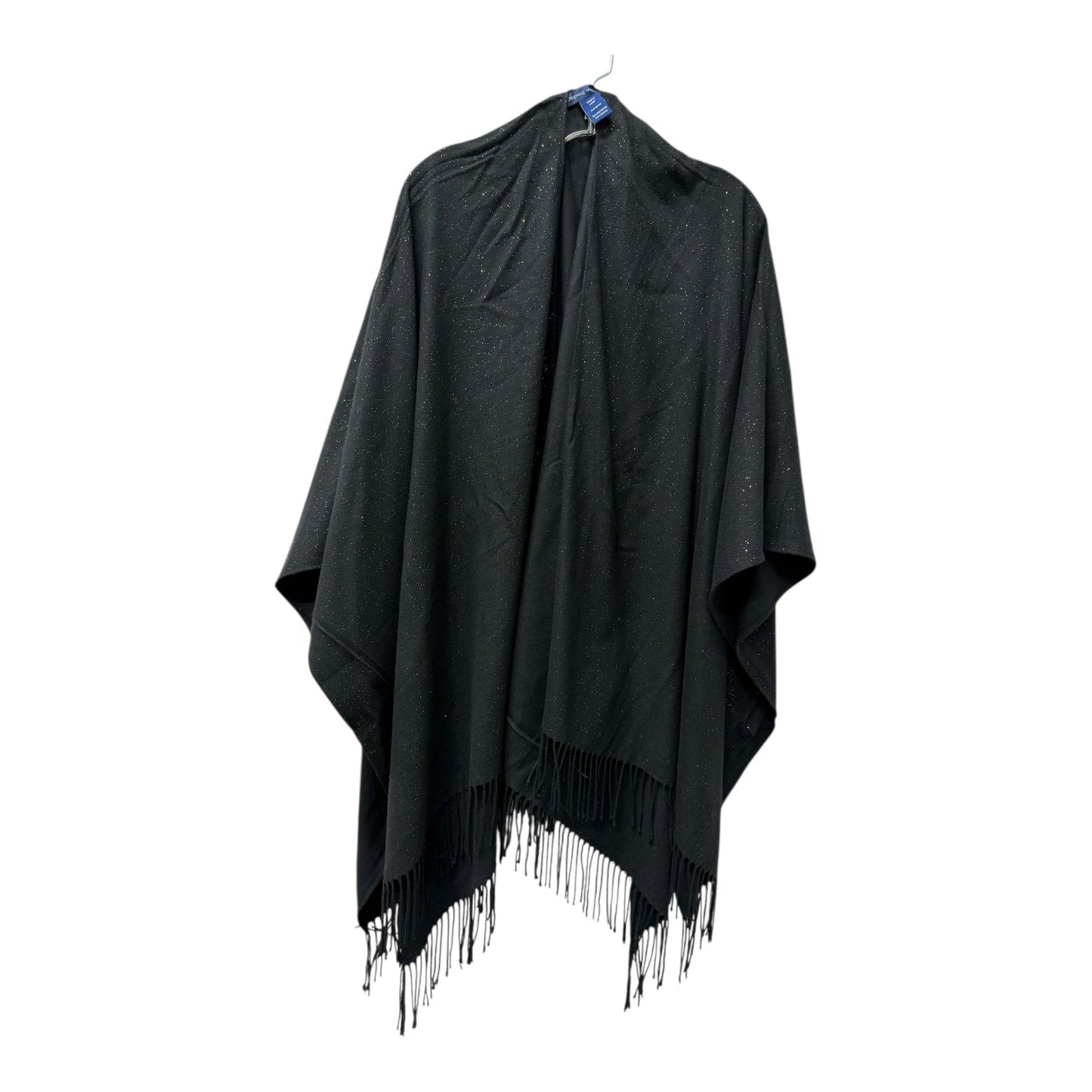 Shawl By Adrienne Vittadini In Black, Size:Osfm