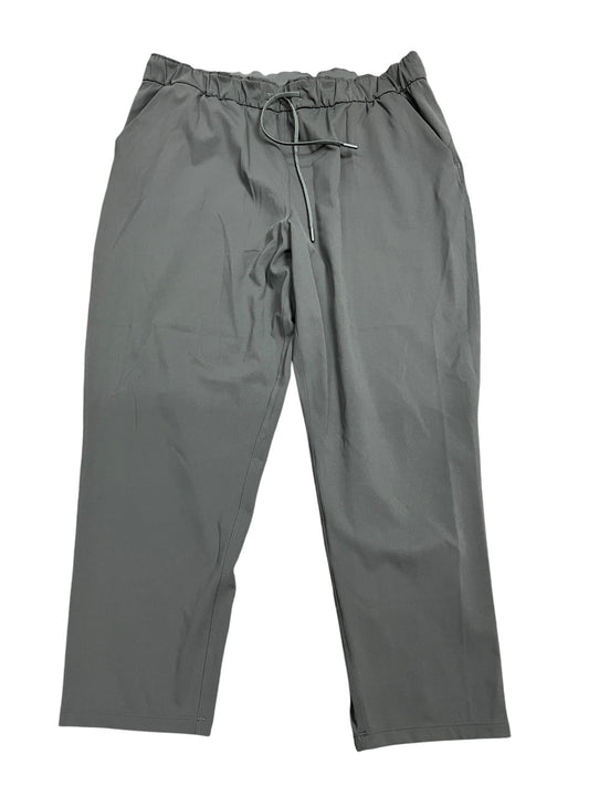 Athletic Pants By Lululemon In Grey, Size:Xxl