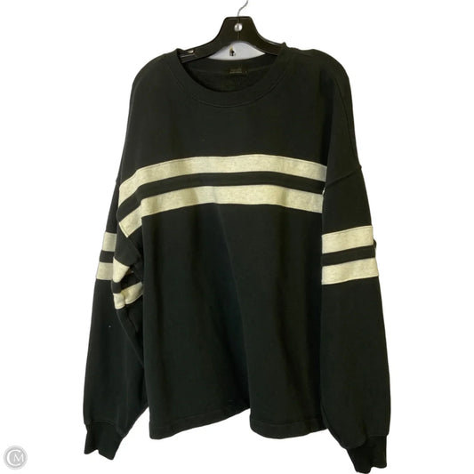 Sweatshirt Crewneck By Cmc In Black, Size: S