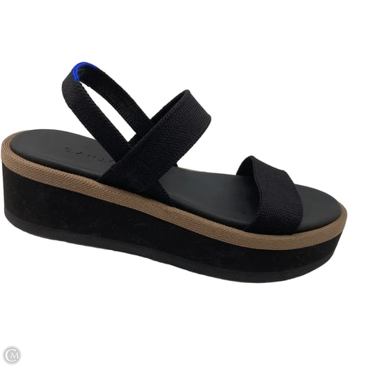 Sandals Heels Platform By Rothys In Black, Size: 7.5