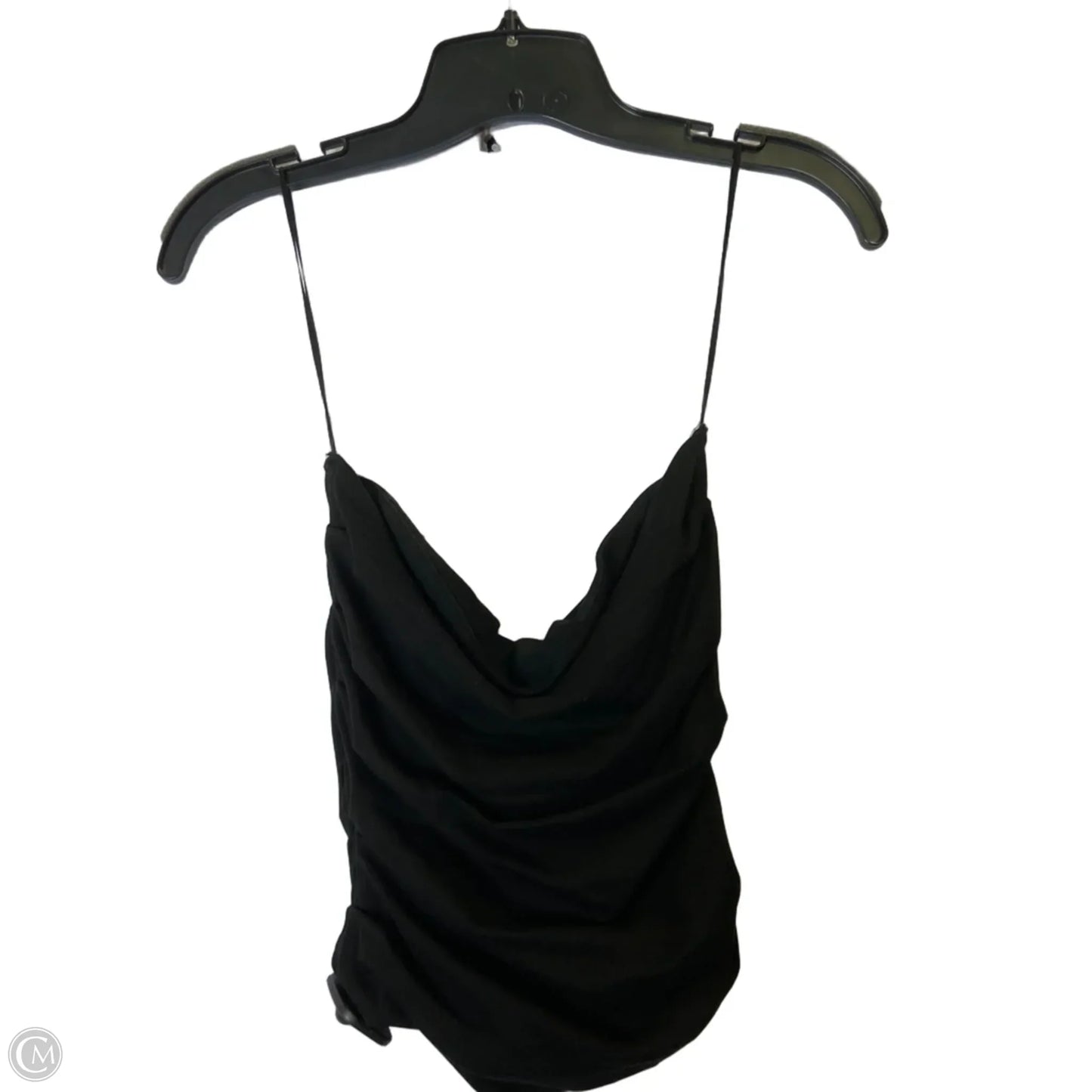 Top Sleeveless By Zara In Black, Size: M
