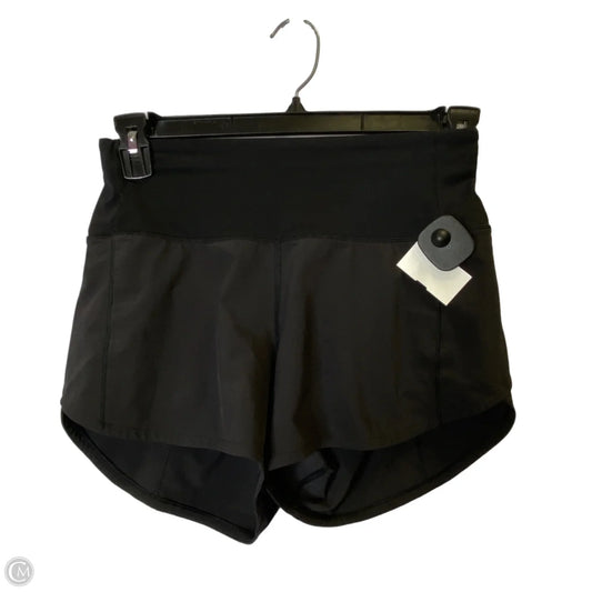 Athletic Shorts By Lululemon In Black, Size: 4