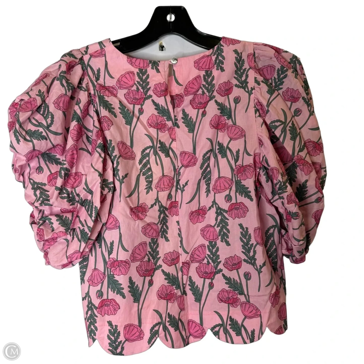 Top Short Sleeve By Entro In Pink, Size: S