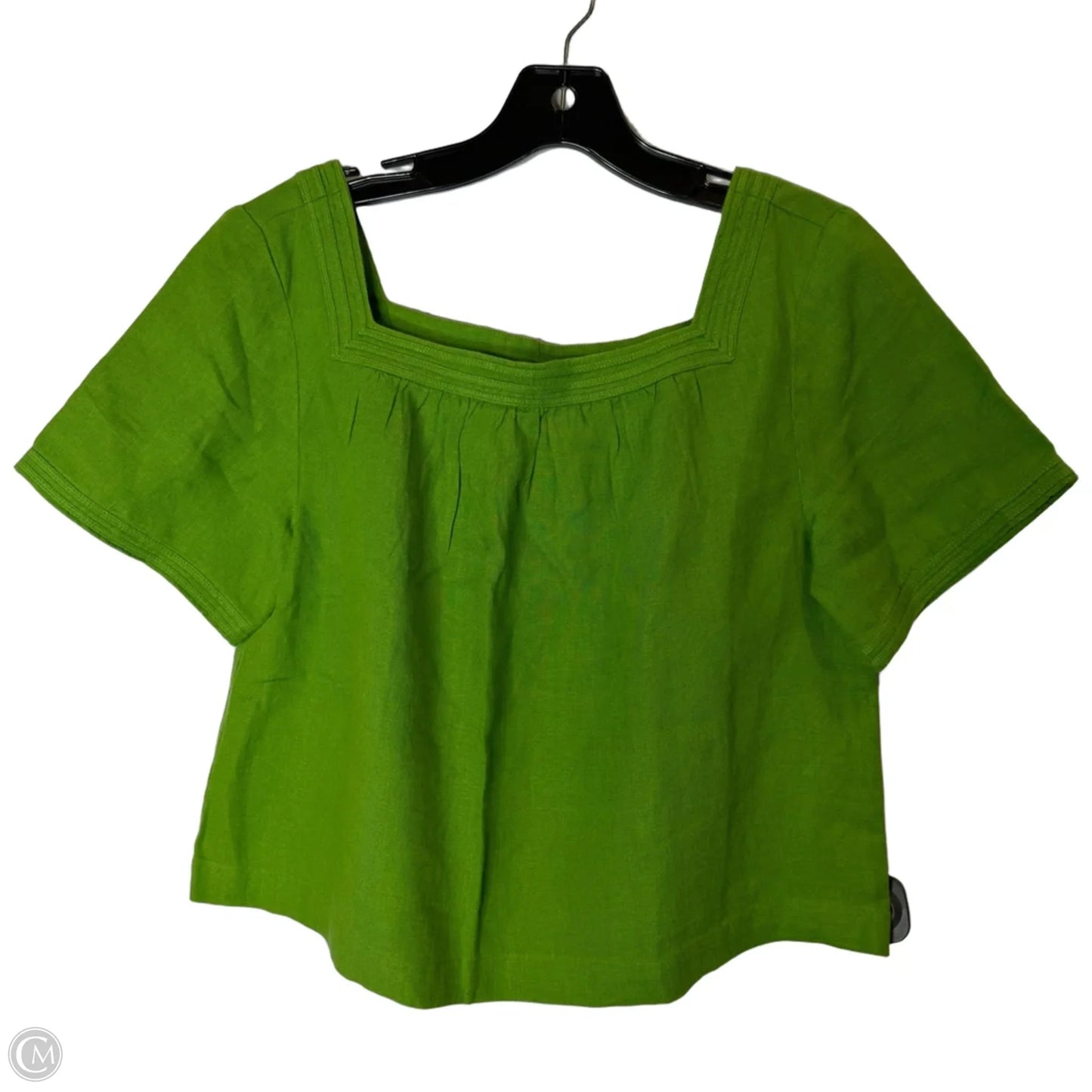 Top Short Sleeve By J. Crew In Green, Size: Xs