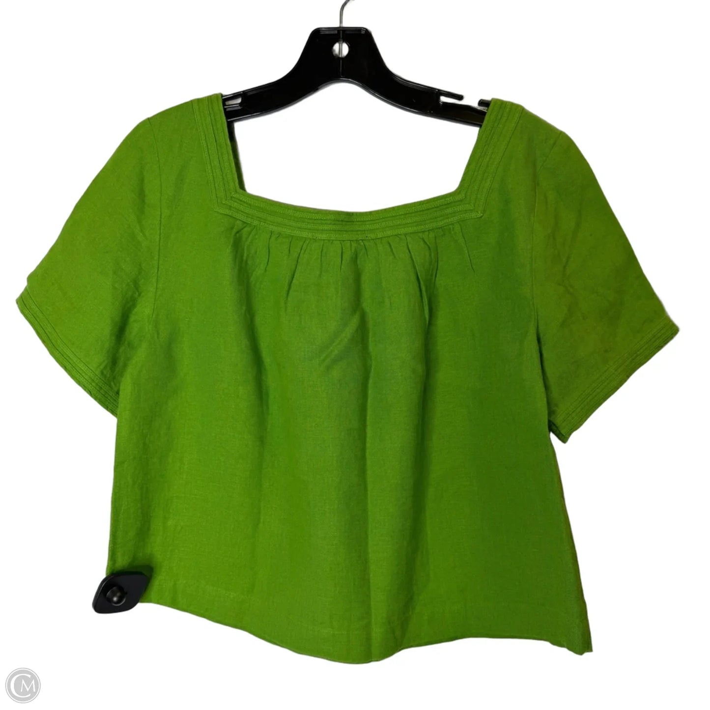 Top Short Sleeve By J. Crew In Green, Size: Xs
