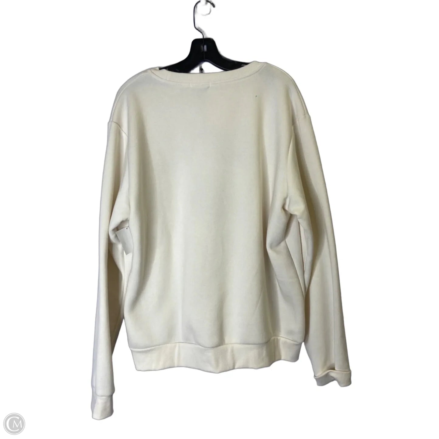 Sweatshirt Crewneck By Better Together In Cream, Size: Xl