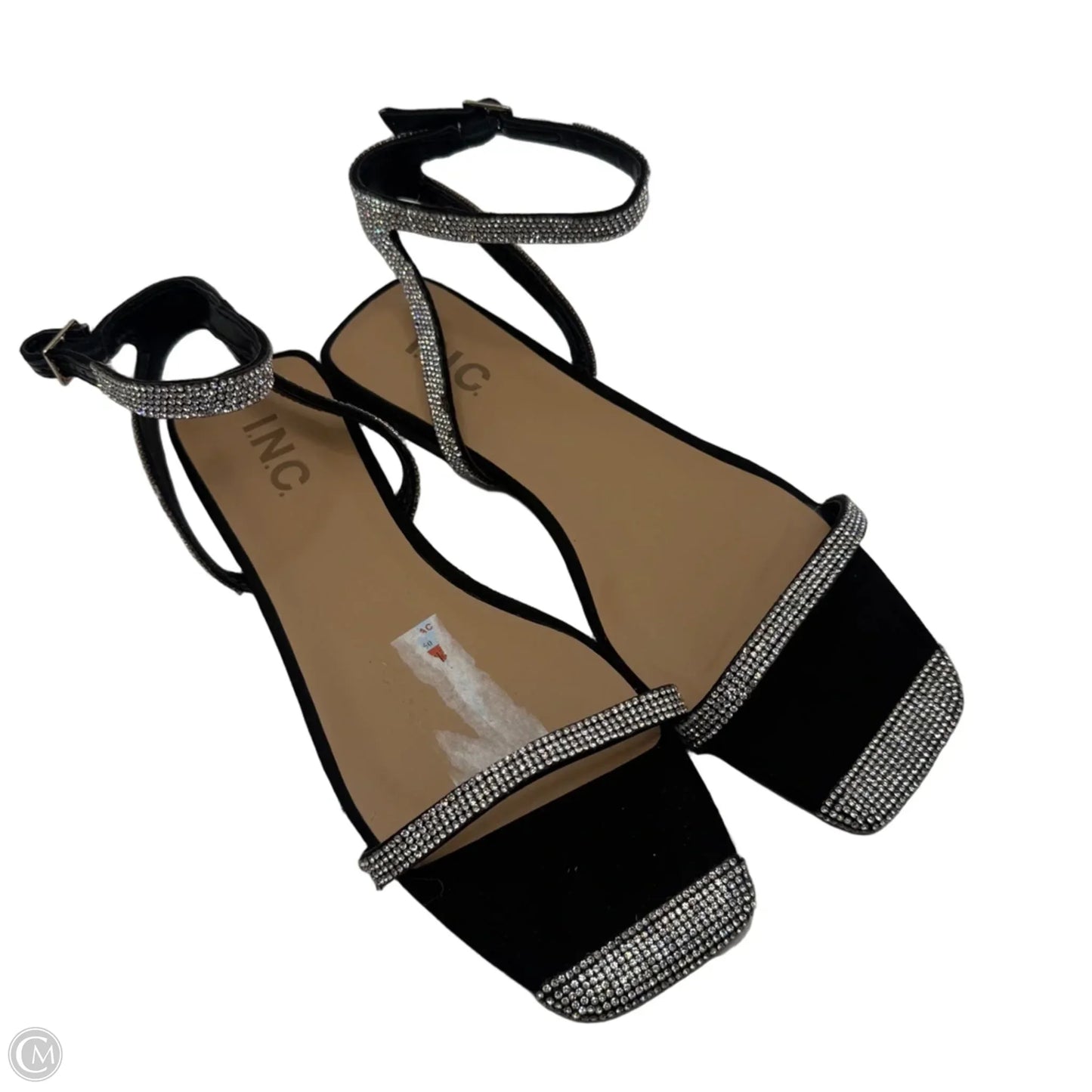 Sandals Flats By Inc In Black, Size: 8.5