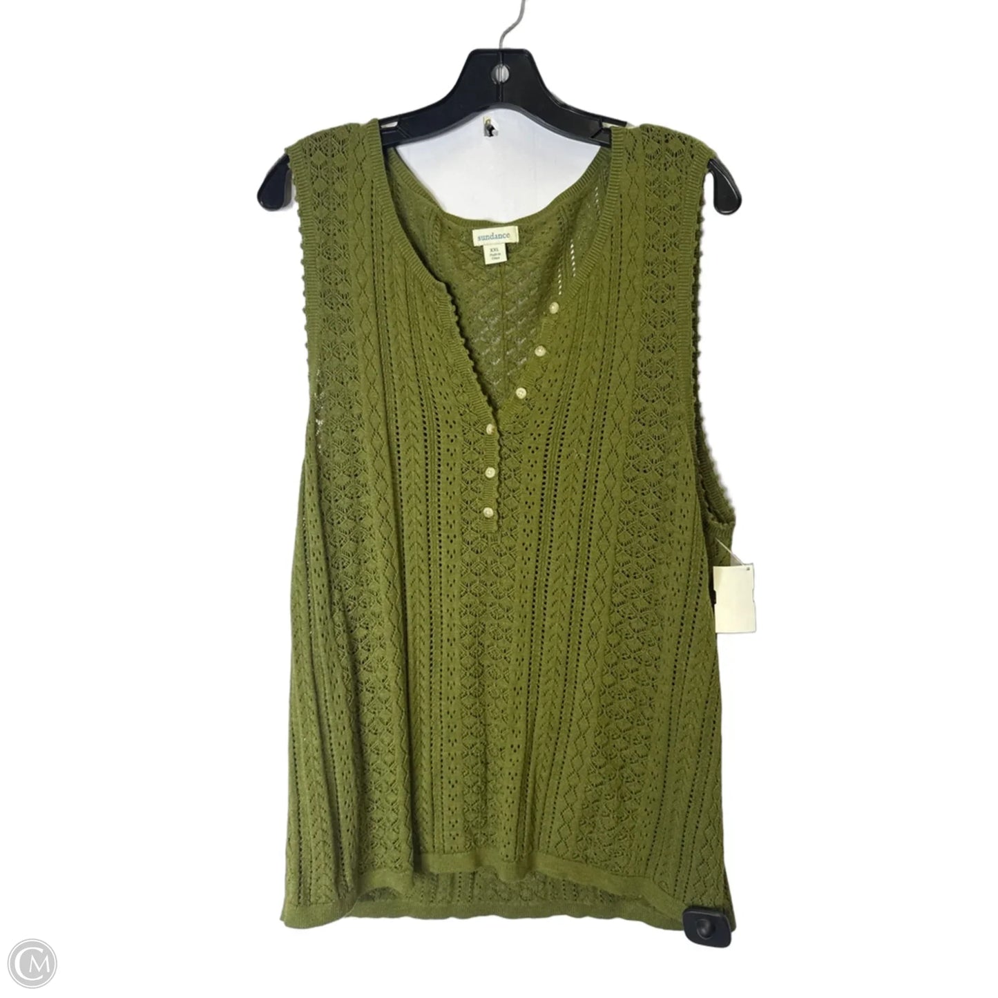 Top Sleeveless By Sundance In Green, Size: Xxl