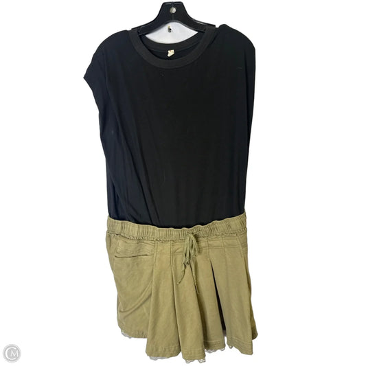 Dress Casual Short By Daily Practice By Anthropologie In Black & Green, Size: Xl