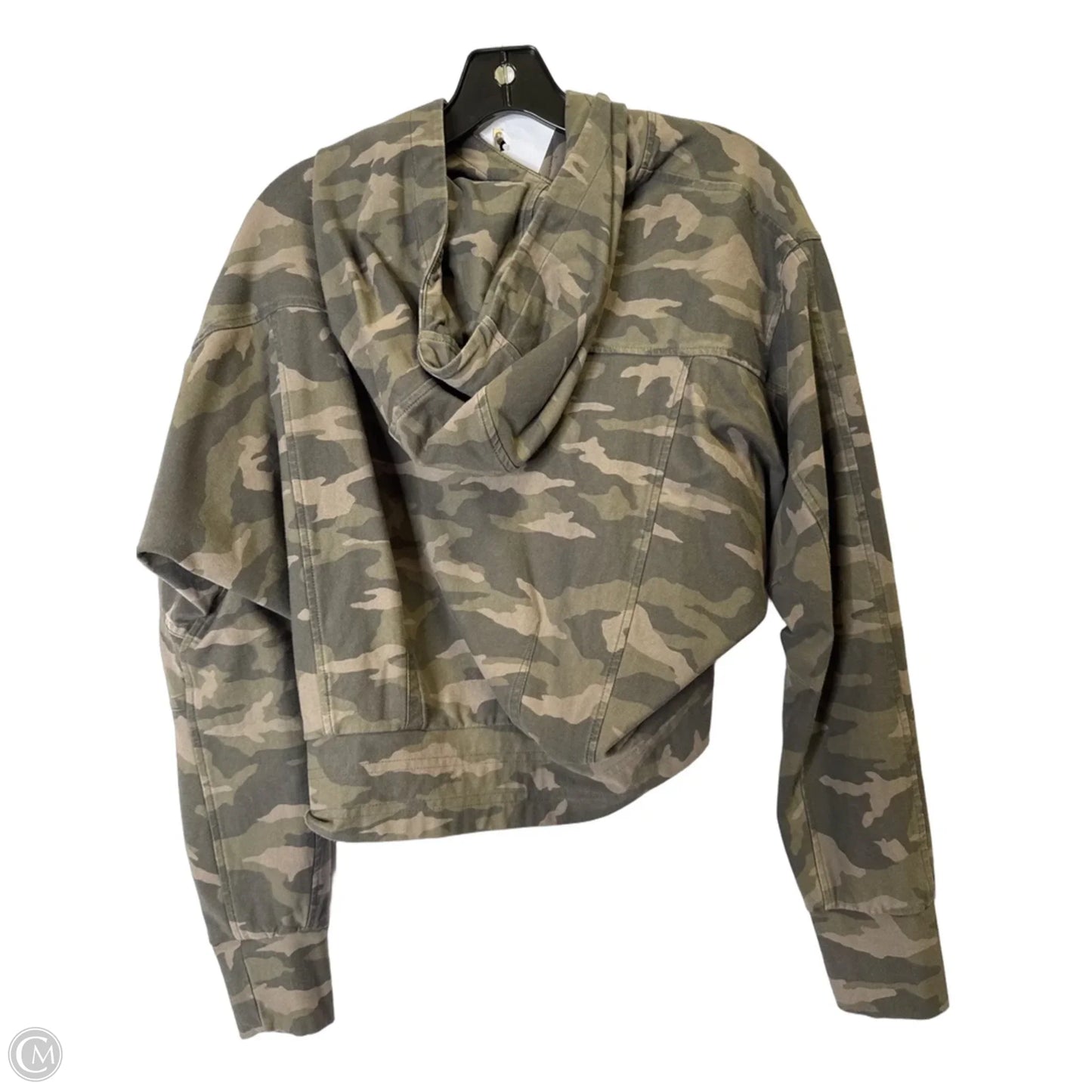 Athletic Sweatshirt Hoodie By Athleta In Camouflage Print, Size: S