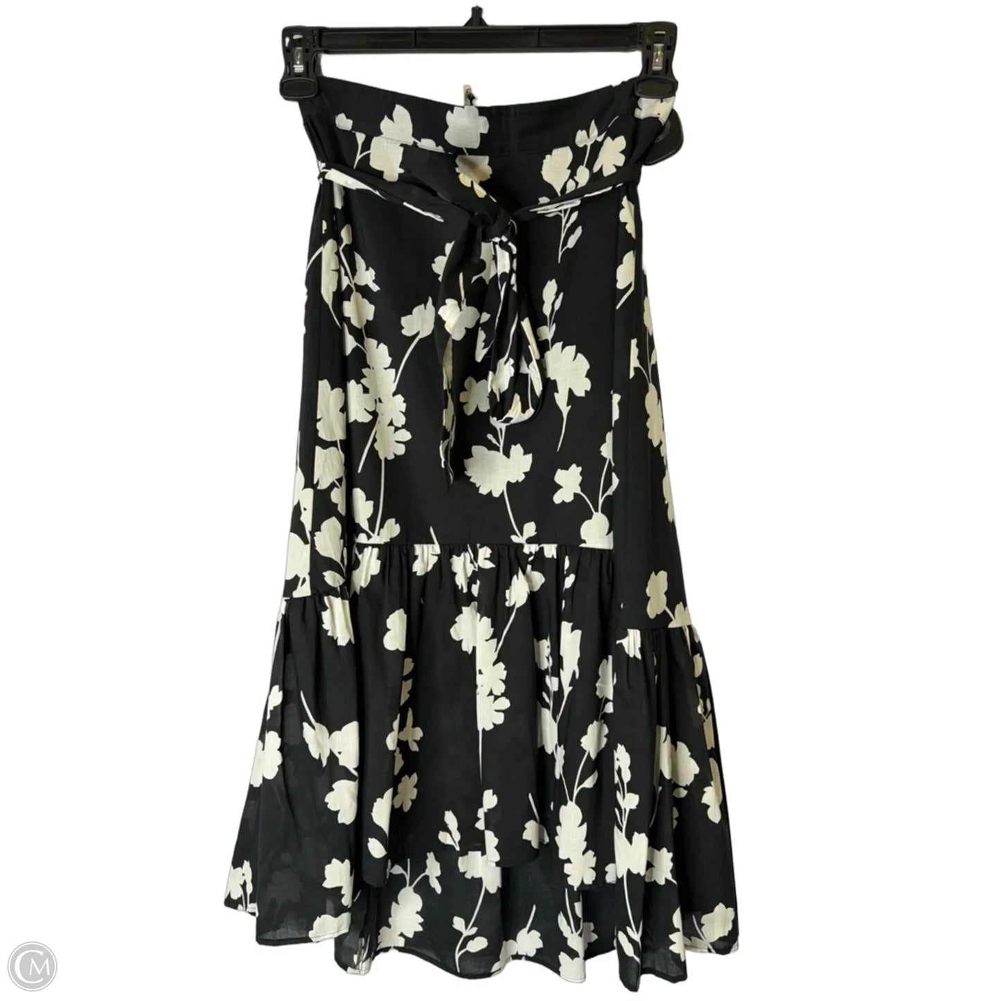 Skirt Midi By Ann Taylor In Black, Size: 0
