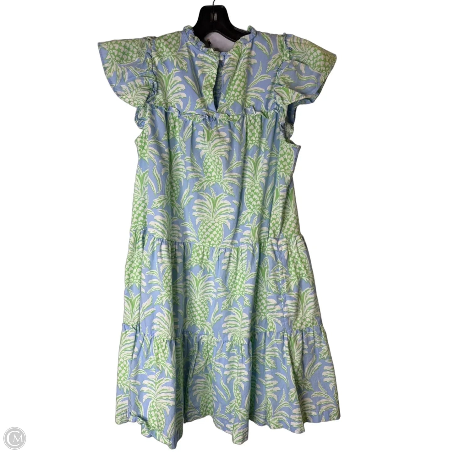 Dress Casual Short By Crown And Ivy In Blue & Green, Size: M