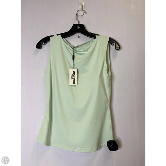 Top Sleeveless Basic By Zeagoo In Green, Size: S