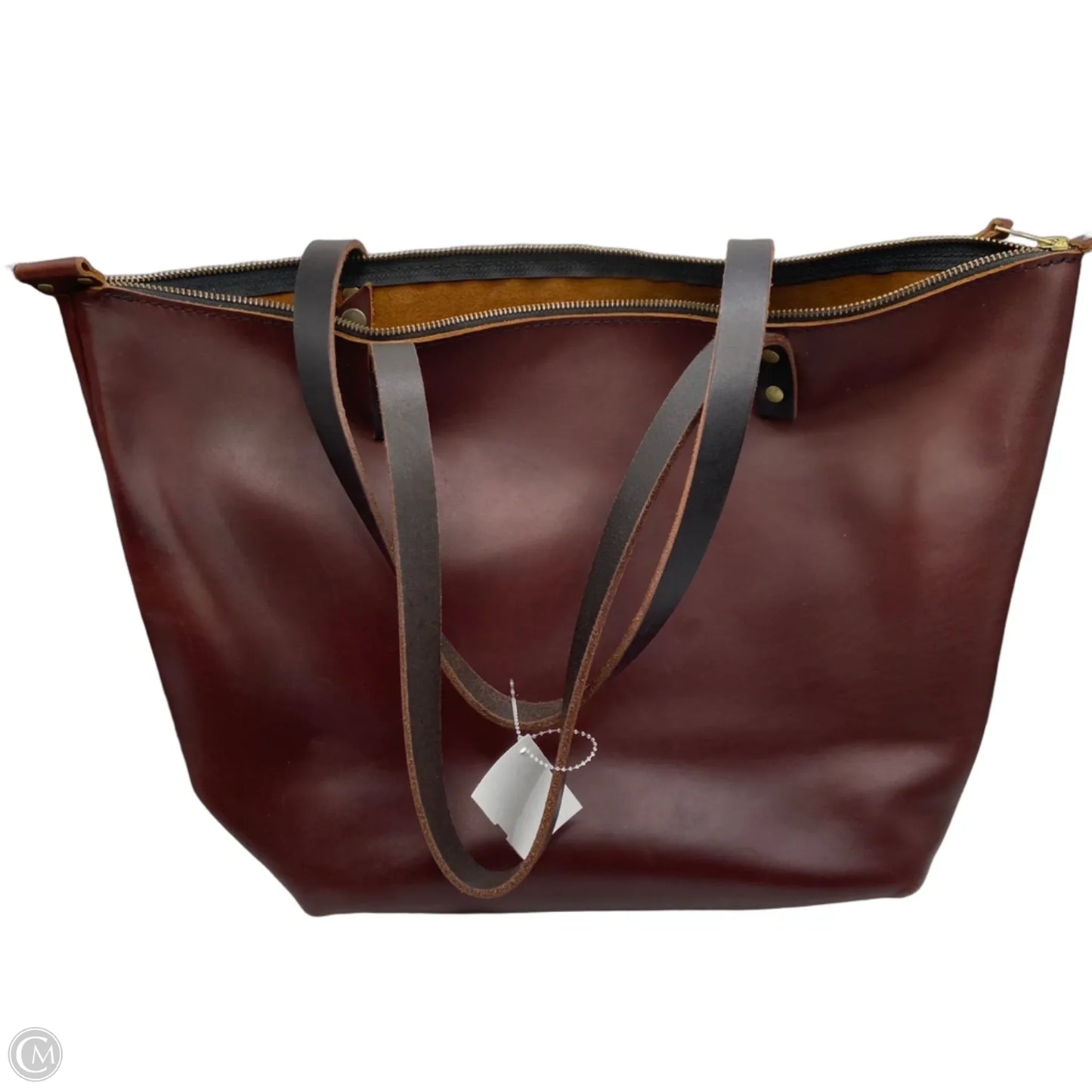 Handbag Leather By Portland Leather, Size: Medium