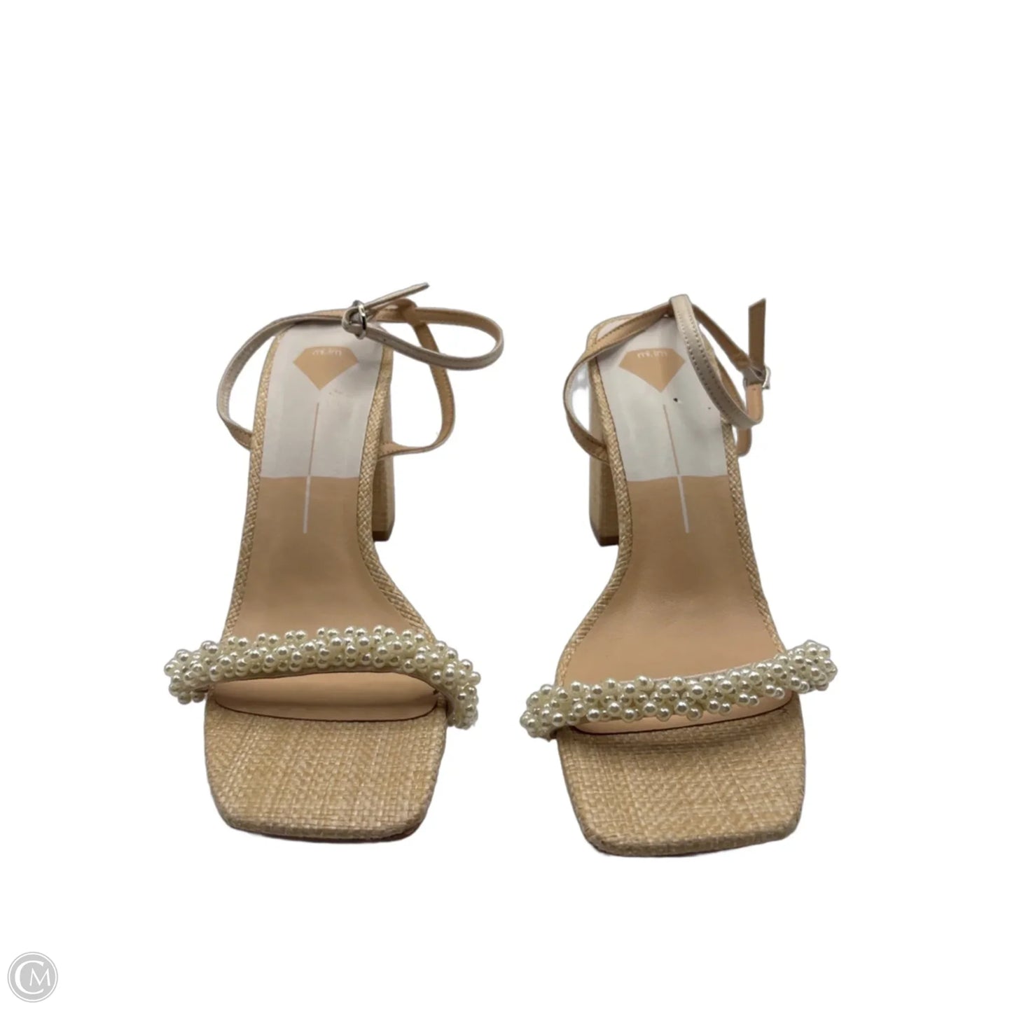 Shoes Heels Block By Clothes Mentor In Cream, Size: 10