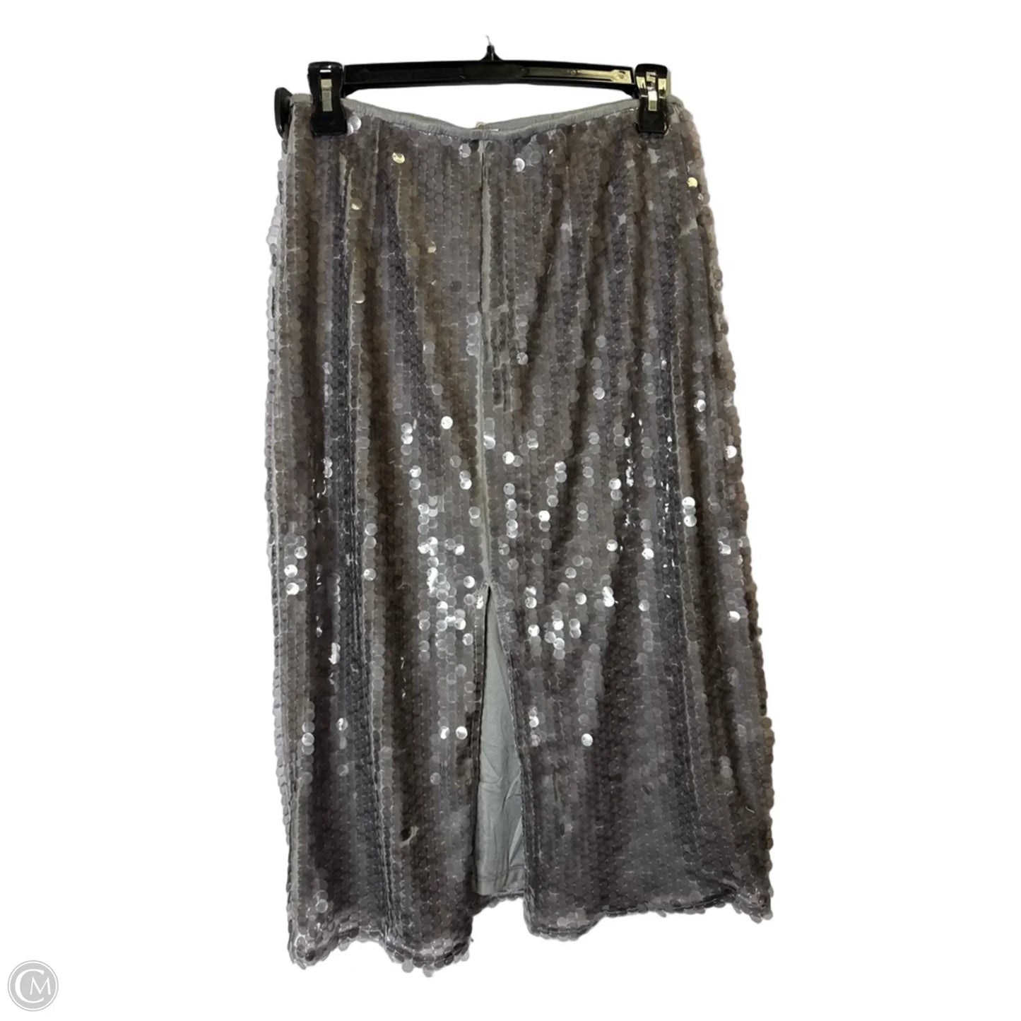 Skirt Midi By Old Navy In Silver, Size: L