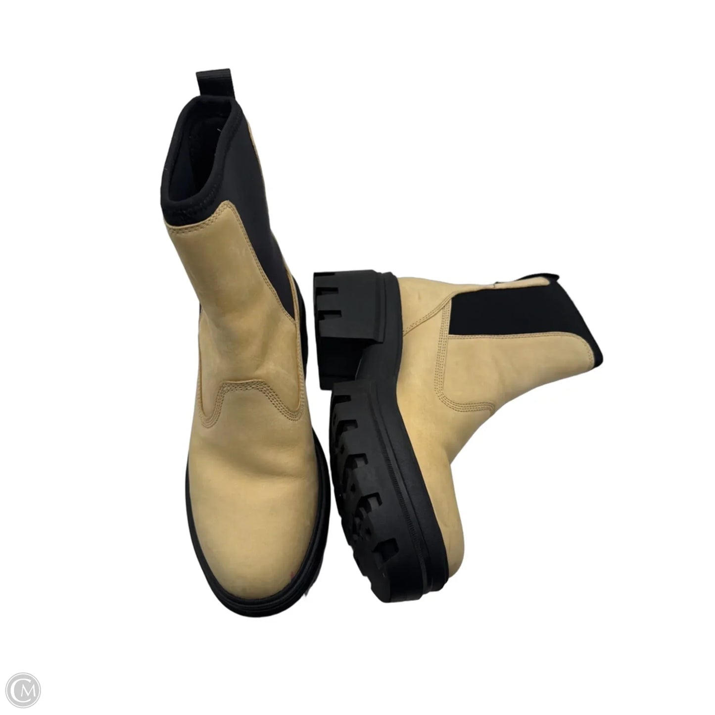 Boots Ankle Heels By Timberland In Cream, Size: 9