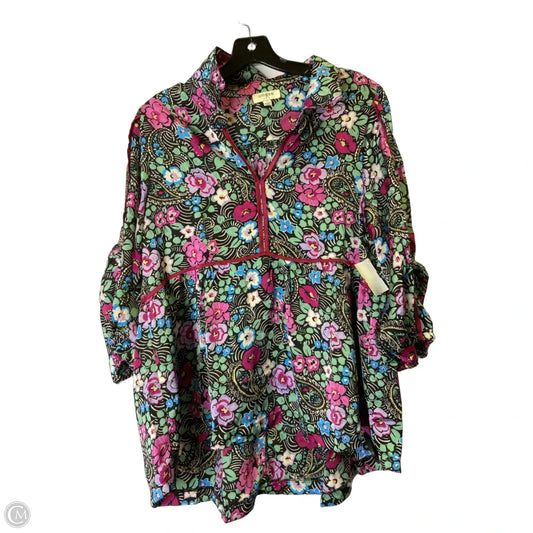Top Long Sleeve By Umgee In Multi-colored, Size: S