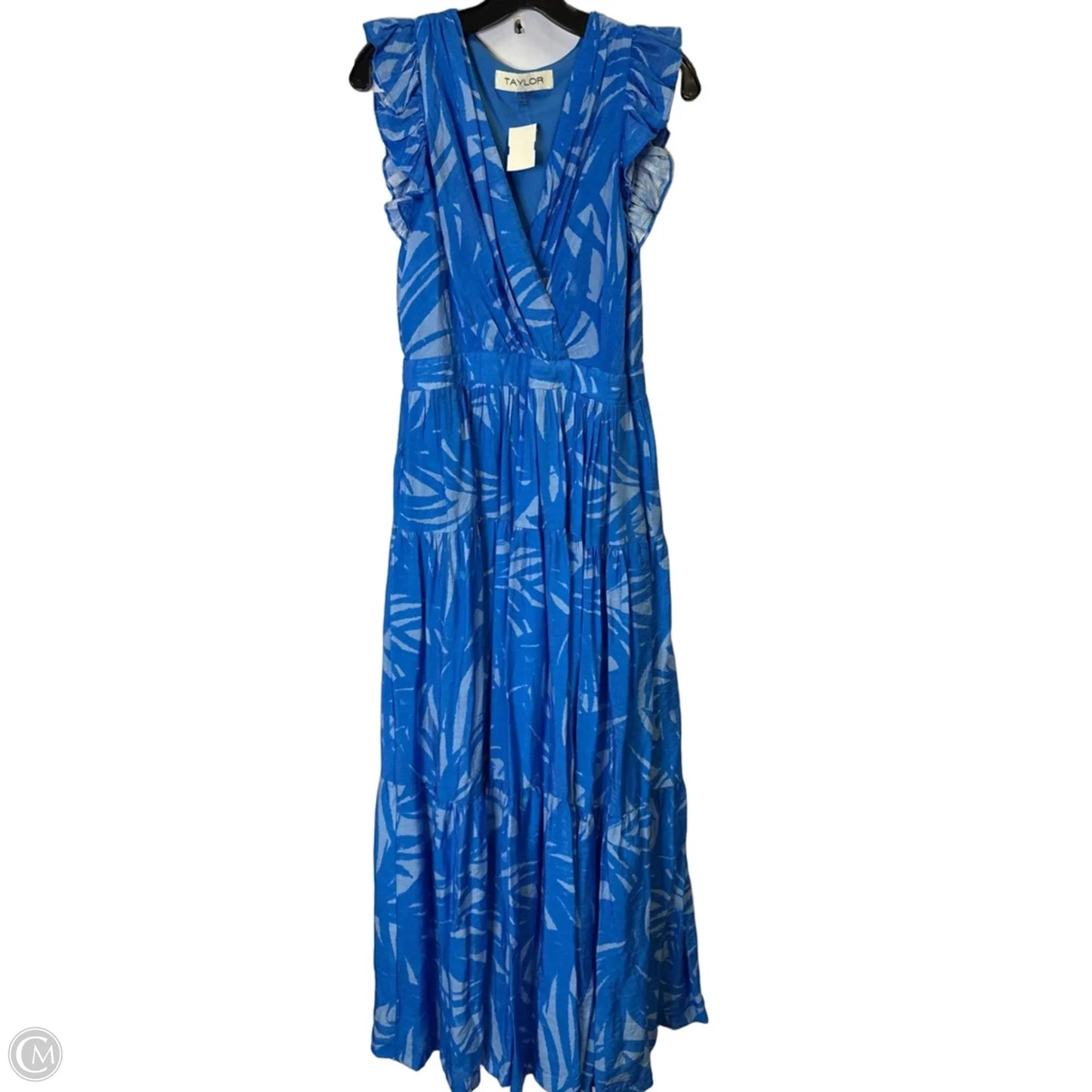 Dress Casual Maxi By Taylor In Blue, Size: 10