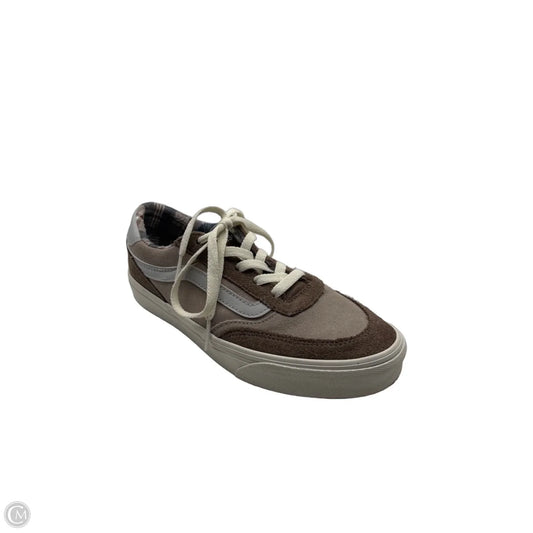 Shoes Sneakers By Vans In Brown, Size: 7
