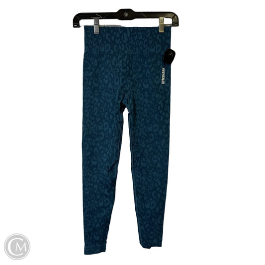 Athletic Leggings By Gym Shark In Blue, Size: S