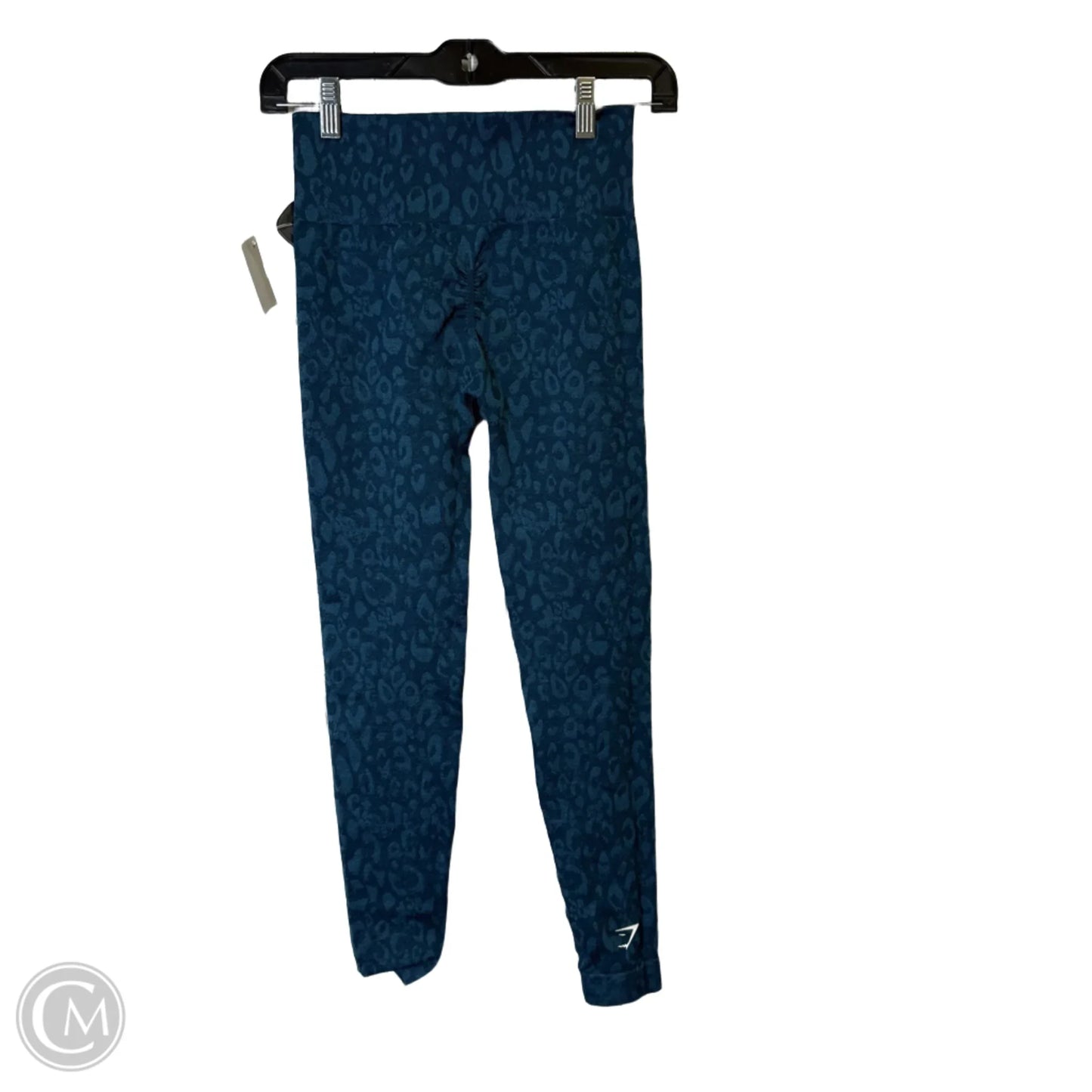 Athletic Leggings By Gym Shark In Blue, Size: S