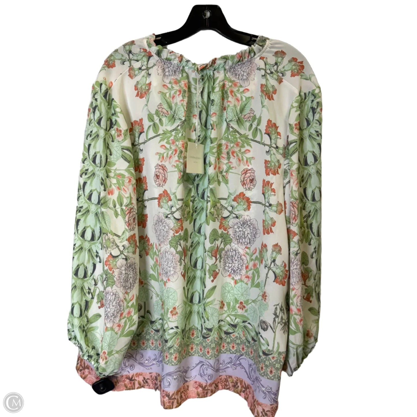 Top Long Sleeve By Cynthia Rowley In Multi-colored, Size: 3x