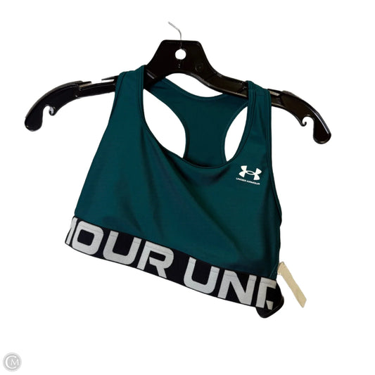 Athletic Bra By Under Armour In Green, Size: M