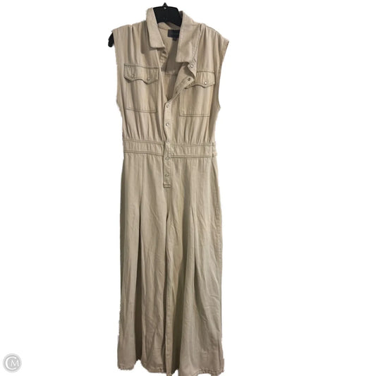 Jumpsuit By Clothes Mentor In Cream, Size: M