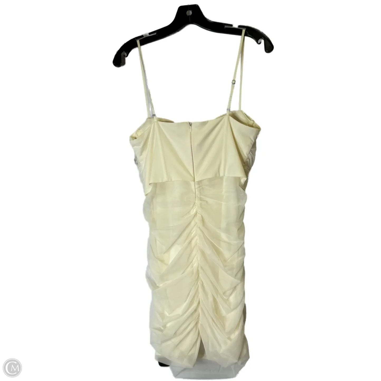 Dress Party Short By Clothes Mentor In Cream, Size: 10