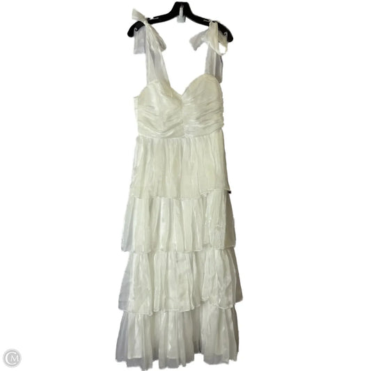 Dress Party Long By Lulus In White, Size: Xl
