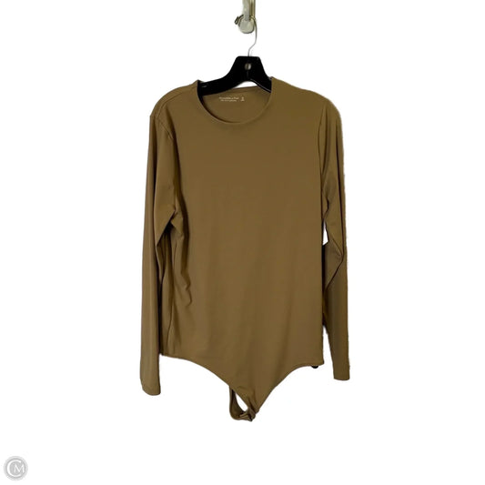 Bodysuit By Abercrombie And Fitch In Cream, Size: Xl