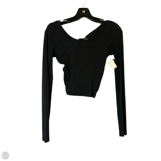 Athletic Top Long Sleeve Crewneck By Lululemon In Black, Size: S