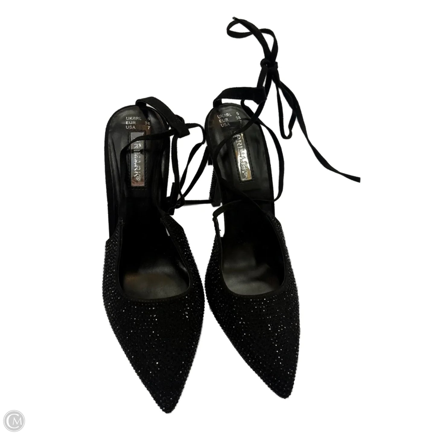 Shoes Heels Stiletto By Primark In Black, Size: 7