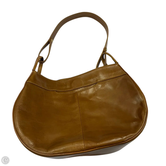 Handbag Leather By Hobo Intl, Size: Medium