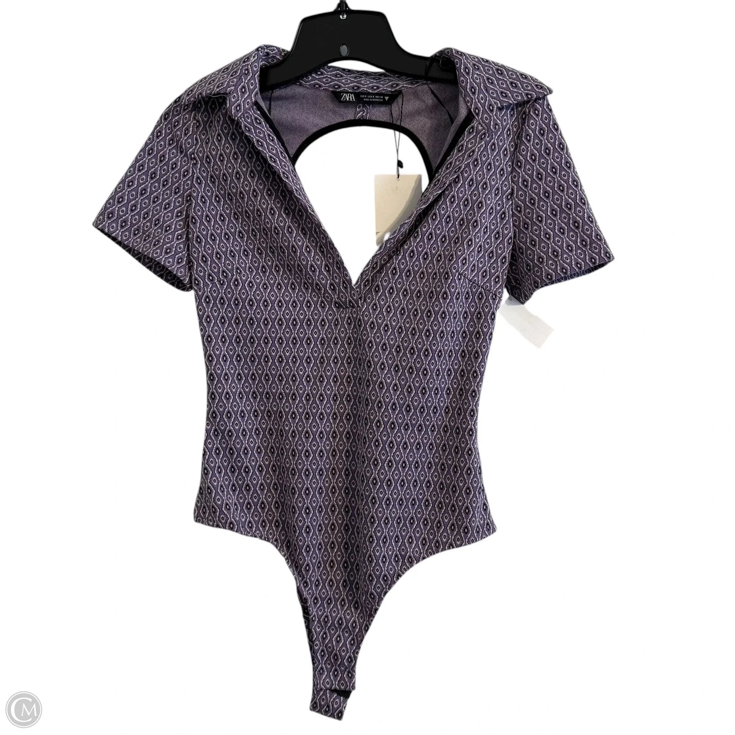 Bodysuit By Zara In Purple, Size: S