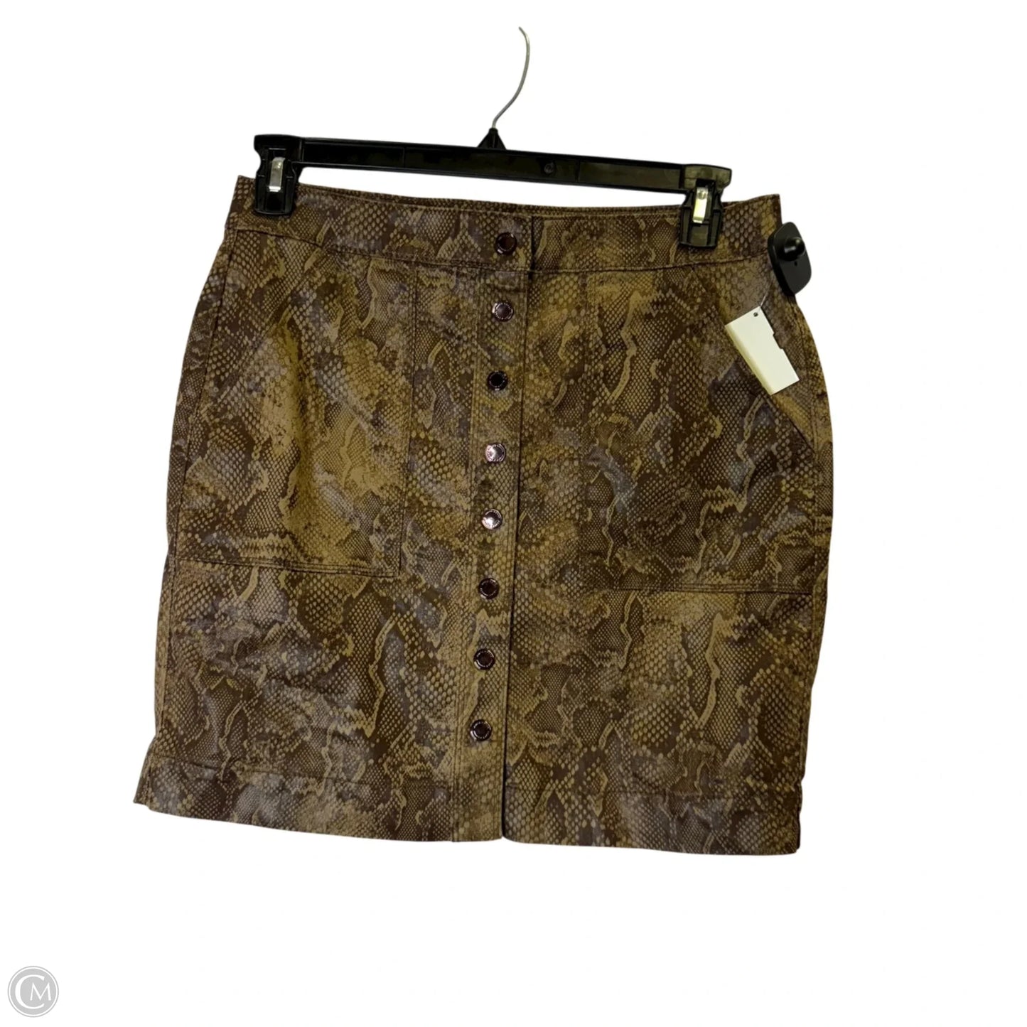 Skirt Mini & Short By White House Black Market In Snakeskin Print, Size: 6