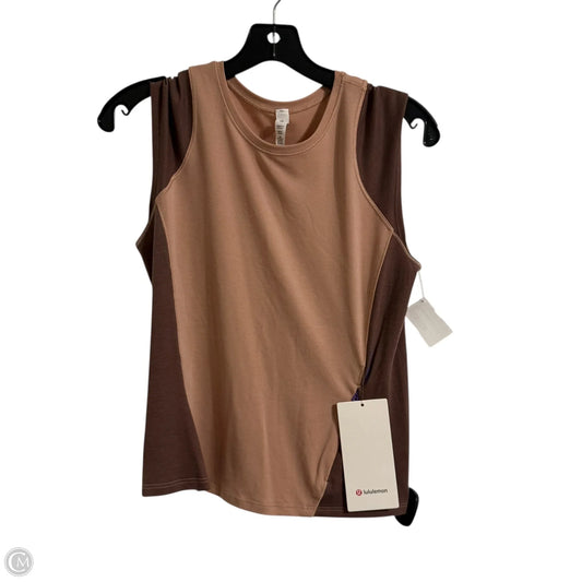 Athletic Tank Top By Lululemon In Brown, Size: S