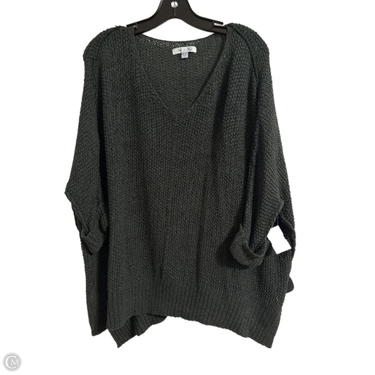 Sweater Short Sleeve By She + Sky In Green, Size: Osfm