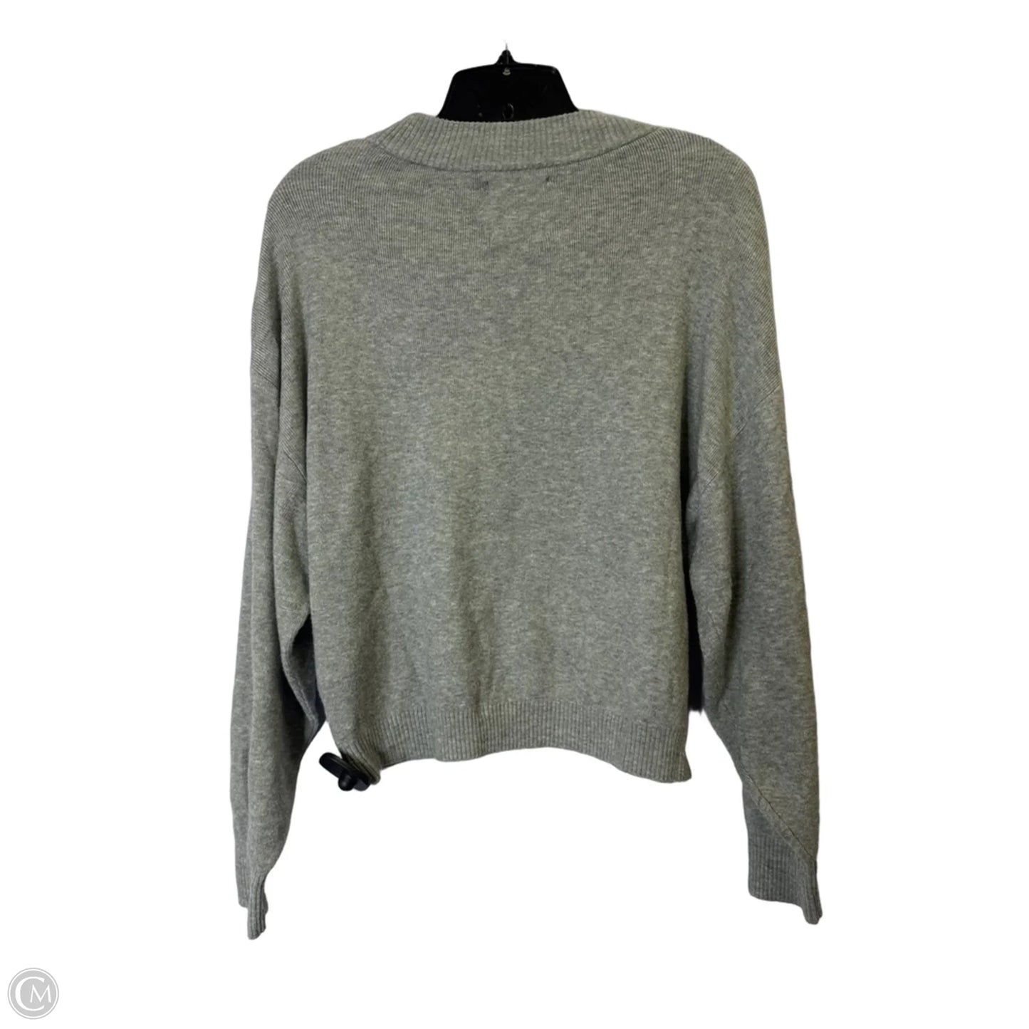 Sweater By Abercrombie And Fitch In Grey, Size: M