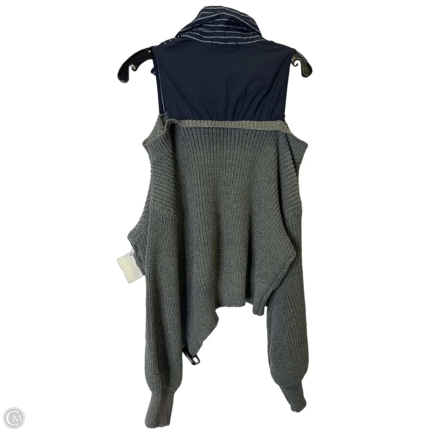 Sweater By En Saison In Blue & Grey, Size: Xs